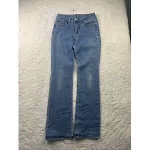 No Boundaries Stretch Bootcut Jeans Women's Junior 7‎ Blue Mid Rise Medium Wash